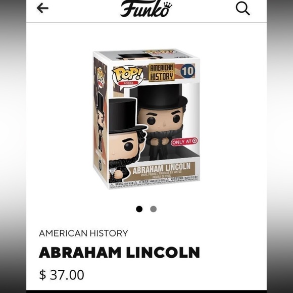 New Vaulted 2019 Target Exclusive Abraham Lincoln American History Funko Pop - Picture 8 of 8